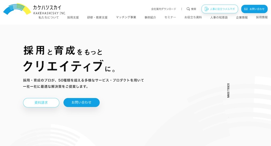 カケハシスカイHPキャプチャ